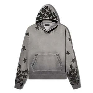 Sudadera con Capucha de Cachemira al por Mayor, Suéter de Invierno Tejido para Mujer, Sudadera con Capucha de Lana Merino con Cordón Ajustable - Product Image 1