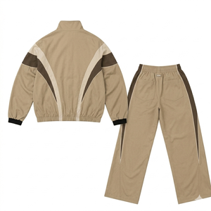 Conjunto de Ropa Casual de Alta Gama, Corte Holgado, Resistente al Viento, con Detalles Decorativos en la Costura, Ropa para un Estilo de Vida - Product Image 2
