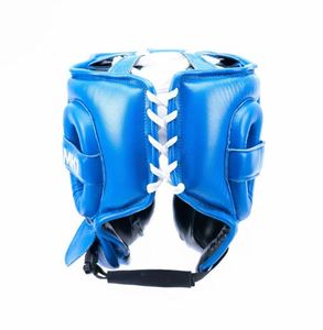 Casque de boxe de haute qualité, sur mesure, en cuir de vachette véritable, idéal pour l'entraînement de kickboxing, muay thai, MMA et gym. - Product Image 2