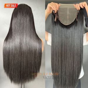 Precio al por mayor Peluca de cabello humano recto de hueso largo Color negro Extensiones de cabello sin procesar de donantes vietnamitas - Product Image 4