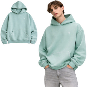 Sudadera con Capucha de Felpa de Algodón de Alta Calidad para Hombre, Sudadera Oversize para Hombre, Ropa Urbana, Producción al por Mayor con Marca Privada - Product Image 1