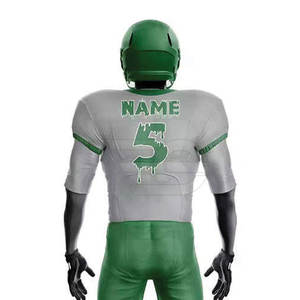 Uniforme de football américain de style unique, respirant et de haute qualité, avec couleurs et logos personnalisés, service OEM disponible - Product Image 5