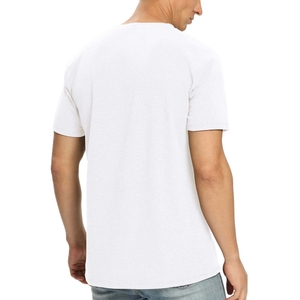 Camiseta OEM Lisa de Algodón Premium para Hombre, Camiseta con Logotipo Personalizado, Cuello Redondo, Ropa Casual de Alta Calidad - Product Image 2