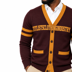 Pulls à col en V Zeta Phi Beta pour les sororités/fraternités/écoles/collèges/universités, logos tricotés, cardigans unisexes - Product Image 3