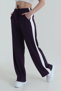 EVERGLOW Women's Mid Waist Straight Pants 100% Silk <b>Canvas</b> Fabric Breathable Eco-Friendly Waterproof Drawstring Closure Full ODM - Product Image 2