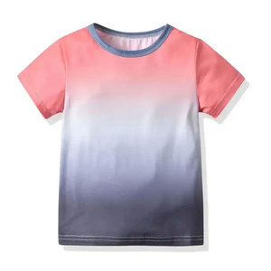 Camisetas de Algodón y Tela Transpirable para Niños, para Uso Casual de Verano, Camisetas Ligeras y Elegantes para Niños para Uso Diario al Aire Libre - Product Image 1