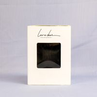 Boîte d'emballage cadeau personnalisée de luxe vide rigide ivoire papier recyclable bougie parfumée avec forme personnalisée et impression de logo