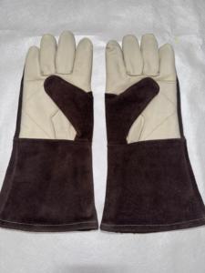 Gants de soudage TIG MIG en cuir renforcé de haute qualité, résistants, avec protection contre les éclaboussures de métal fondu, légers - Product Image 1