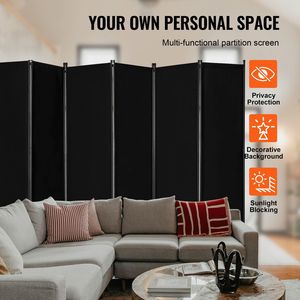 Divisorio Pieghevole a 6 Pannelli, Schermo Portatile per Privacy, Separatore per Ambienti, Design Autoportante - Product Image 2