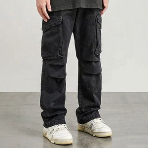 Service OEM – Pantalon cargo décontracté pour homme, taille mi-haute, fermeture élastique, poches, design mi-lourd, 100 % coton, écologique - Product Image 5