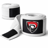 DUMELA INTERNATIONAL Pembalut Tangan Latihan MMA Logo Kustom, Bernapas, Tahan Lama, Elastis, Katun, untuk Kickboxing dan Olahraga