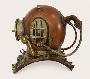 Casco de Buceo Vintage de Latón Mark V, Casco de Buceador de Aguas Profundas, Decoración Náutica, Pieza Decorativa Marítima para el Hogar, Oficina, Bar, Restaurante - Product Image 4