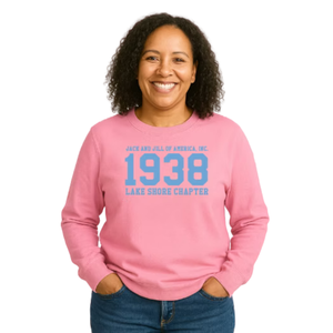 เสื้อสเวตเชิ้ตลายกราฟิกสีชมพูสำหรับผู้หญิง ปี 1938 เสื้อแขนยาวลำลอง สตรีทแวร์สำหรับทุกวัน เสื้อผ้าสไตล์ไลฟ์สไตล์ที่สวมใส่สบาย - Product Image 1