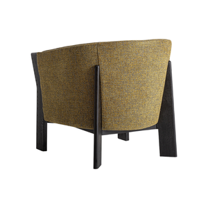 Sillón Minimalista Moderno, Tapizado en Teca Sólida, Silueta Curva Elegante, Cojín Suave, Mueble para Sala de Estar - Product Image 4