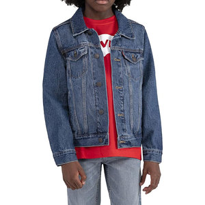 แจ็คเก็ตเดนิมทรงทรัคเกอร์ สไตล์คลาสสิก แคชชวล สตรีทแวร์ แฟชั่น สำหรับผู้ชายและผู้หญิง ผลิตจากผ้าฝ้ายผสมอย่างทนทาน ติดกระดุม - Product Image 3