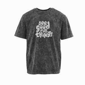 เสื้อยืดผ้าฝ้ายพิมพ์ลาย See Good In All Things สำหรับผู้ชาย คอกลม แขนสั้น ทรงปกติ ผ้าเจอร์ซีย์ - Product Image 3