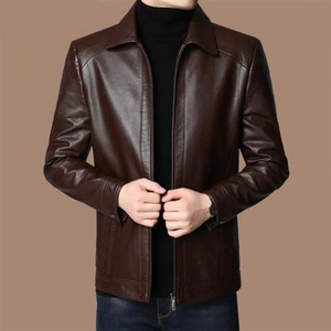 Chaqueta de Cuero Personalizada AL BARAKA WEAR para Hombre, con Logotipo Bordado, Estilo Motero, Prenda Exterior de Moda para Invierno - Product Image 5