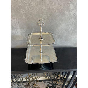Modern 3 Tier <b>Cake</b> <b>Stand</b> Decor Stainless Steel Oval Shape Fruits Pastry Cupcake Serving Trays Decorative <b>Cake</b> <b>Stand</b> For Parties - Product Image 2