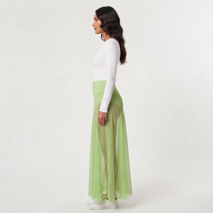 Women's Sheer Mesh <b>Long</b> <b>Skirt</b> See Through High Waist Maxi <b>Long</b> <b>Skirts</b> High Quality Beach Wear <b>Summer</b> See Through <b>Skirts</b> Womens - Product Image 2