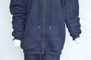<b>Navy</b> Tracksuit Sportswear Set Custom Branding <b>Jogger</b> Jacket Pants Wholesale Factory Manufacturer Private Label OEM ODM 100% - Product Image 4