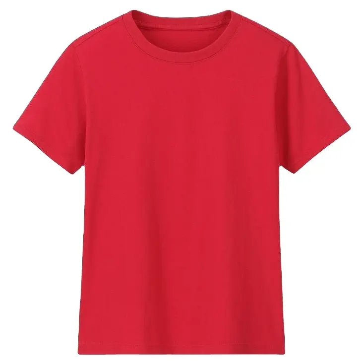حار بيع المحملة قميص للرجال عارضة قصيرة الأكمام 180Grsm بالجملة 100% القطن عالية الجودة تي شيرت رجالي