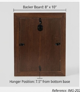 Wood Photo <b>Frame</b> Rectangular Vertical Minimalist Wall Mount - Product Image 3