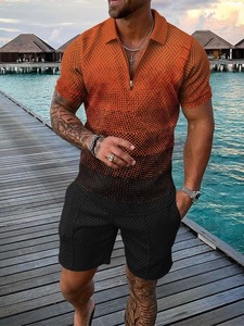Conjunto Térmico de Invierno para Hombre con Capucha, Camisa y Pantalones Cortos de Forro Polar Transpirable, Estilo Urbano, Tejido de Poliéster y Algodón, Color Sólido - Product Image 5