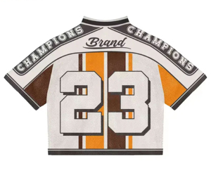 Camisetas de Fútbol Americano Retro de Estilo Urbano, 100% Poliéster, Sublimación, Diseño Personalizado, Secado Rápido - Product Image 2