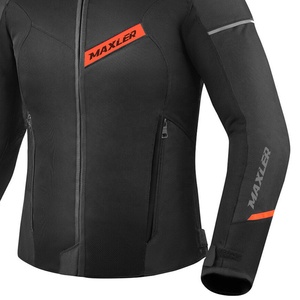 เสื้อแจ็คเก็ตมอเตอร์ไซค์สำหรับผู้ชายสำหรับฤดูร้อน พร้อมแผ่นป้องกัน CE Approved คอตั้ง ลายพิมพ์ ซับในกันน้ำแบบถอดได้ แผงตาข่ายระบายอากาศ - Product Image 6
