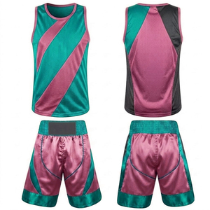 Uniforme de Boxeo de Primera Calidad, Conjunto Deportivo Transpirable con Tela que Absorbe la Humedad, Uniforme de Boxeo para Prácticas y Combates - Product Image 1