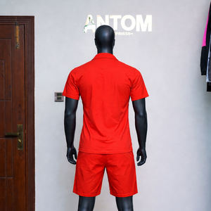 Conjunto de Verano Personalizado para Hombre, Camiseta y Pantalones Cortos Deportivos de Poliéster Transpirable con Estampado Informal, Traje de 2 Piezas - Product Image 4