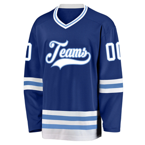 Jersey de Hockey sobre Hielo de Alta Calidad con Logotipo Personalizado, Mangas Largas, Cuello en V, Secado Rápido, Jersey de Hockey sobre Hielo con Absorción de Humedad - Product Image 4
