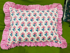 Pochette pour ordinateur portable en coton premium matelassé 13 pouces, faite à la main, motif floral, avec fermeture éclair, protection pour ordinateur portable - Product Image 2