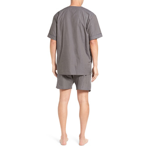 New Summer Men Cotton <b>Pajamas</b> Set Short Sleeve Lightweight Oversize Sleepwear Casual Loungewear Wearable Outside Teen Home Wear - Product Image 3