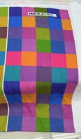 Tela Premium de Algodón Madras con Diseño Clásico a Cuadros, Transpirable y Ligera, para Camisas y Kurtis de Hombre
