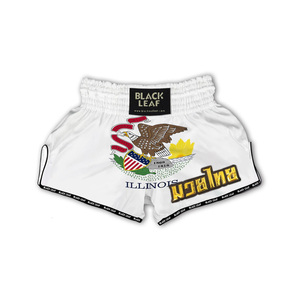 Shorts de Muay Thai pour hommes à taille mi-haute avec cordon de serrage, en tissu polyester/coton, personnalisables avec logo, pour marques de vêtements de sport mondiales - Product Image 6