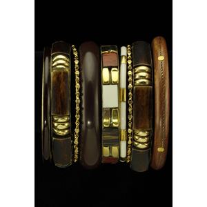 Accesorios de Moda Étnicos Tradicionales Elegantes para Mujer, Pendientes de Madera, Brazaletes, Fornituras de Joyería Moderna, RR Enterprises India - Product Image 4