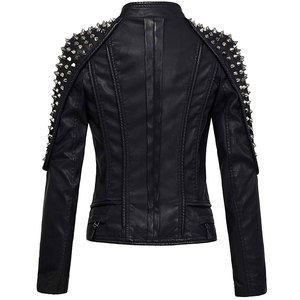 Chaqueta de Cuero Genuino de Alta Calidad para Mujer, Diseño Moderno 2026, Corte Regular - Product Image 2