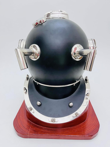 Vintage Black Deep Diving Diver Helmet US Navy Style <b>Nautical</b> Maritime Helmet Replica Steampunk Marine Display <b>Decor</b> Collectible - Product Image 5