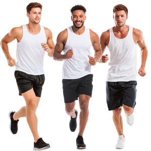 Jogging Fitness Wear Tank Tops Men 100% Polyester <b>Running</b> Wear <b>Singlet</b> Tops Men's Workout Jogger Vest <b>Singlet</b> Top Mens - Product Image 1