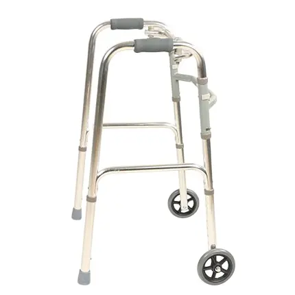 Auxílio de tratamento para caminhada com rodas, suprimentos de alumínio para reabilitação de idosos