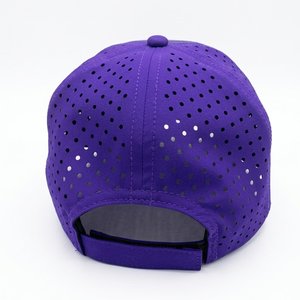 Casquette de baseball sportive structurée à 5 panneaux en polyester 100 %, avec logo personnalisé, vente en gros d'usine, casquettes vierges - Product Image 5