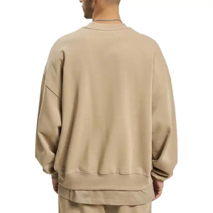 Sweat-shirt à capuche pour homme de haute qualité, personnalisé et embossé, écologique, respirant, séchage rapide, tissu en polaire polyester/coton - Product Image 2