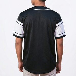 Nueva Camiseta de Béisbol con Diseño de Logotipo Personalizado y Elegante, Camiseta de Béisbol a Rayas 100% Poliéster al por Mayor, Fabricante en Pakistán - Product Image 2