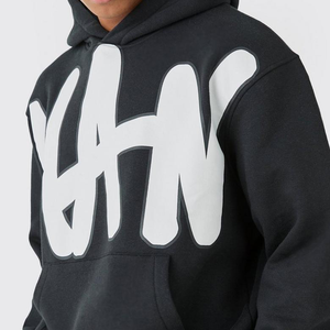 Sudadera con Capucha para Hombre, Ajustable, de Invierno, Sólida, Antiarrugas, Transpirable, Ligera, de Primera Calidad - Product Image 6