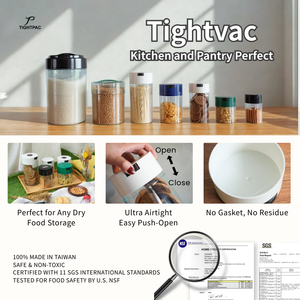 Recipiente Hermético de Grado Alimenticio con Cierre de un Toque, 1.3L, a Prueba de Humedad y Olores, para Alimentos Secos - Product Image 3