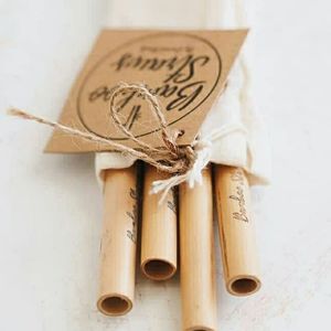 Pajitas de Bambú Reutilizables Ecológicas Biodegradables Lisas y Pulimentadas Hechas en Vietnam para Cafeterías Bares Restaurantes - Product Image 4