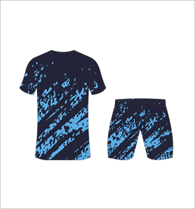 Conjunto de Camiseta y Pantalones Cortos de Fútbol Sublimados, Cuello en V, Absorbe la Humedad, Estampado de Camuflaje, Ropa Deportiva para Hombre, Todas las Temporadas - Product Image 2