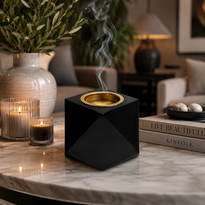 Authentic Diamond Shape Wooden Bakhoor Burner | Arabic Oud Incense Burner Decorative Home Fragrance Holder for Ramadan <b>Eid</b> <b>Gift</b> - Product Image 3