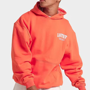 Sweat-shirt à capuche oversize premium avec impression en relief, intérieur en molleton brossé doux, style streetwear tendance - Product Image 3